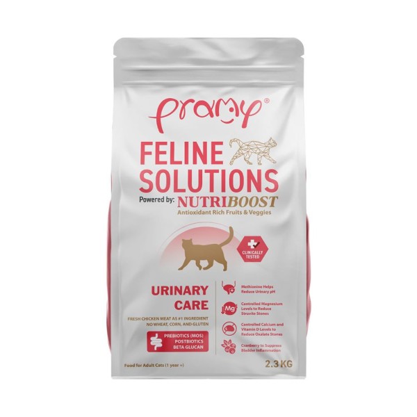 Pramy Feline Dry Cat Food Solutions Urinary Care -Nutriboost | Pramy Dry Cat Food