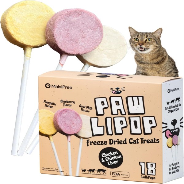 Cat Lollipop Freeze Dried Chicken Cat Treats 3pcs