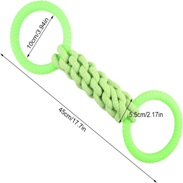 Dog Rope Toy with 2 Handle for Interactive Play