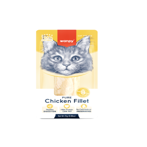 Wanpy Pure Chicken Fillet 25gm | Wanpy Chicken Fillet