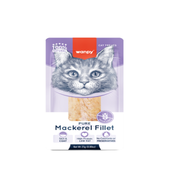Wanpy Pure Mackerel Fillet 25gm | Wanpy Chicken Fillet