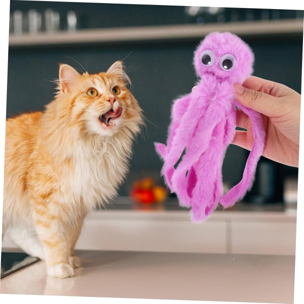 Octopus Toy for Cat Kitten Interactive Chew Toy