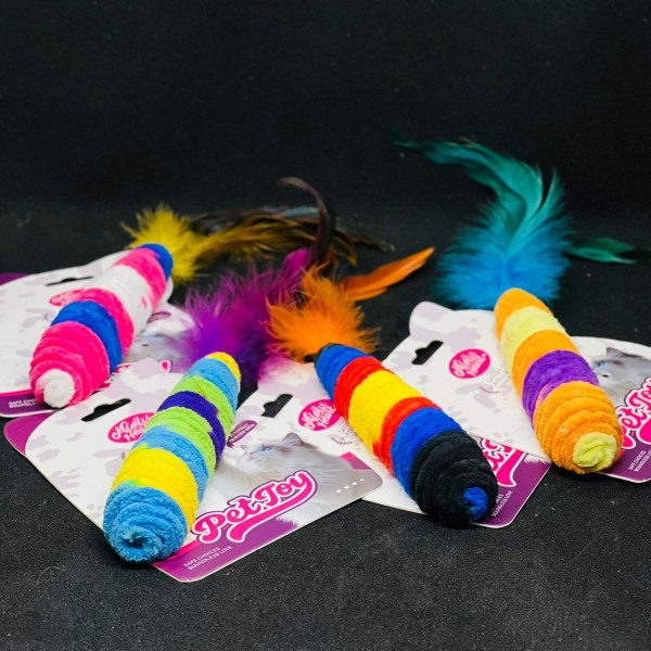 Interactive Bite Resistant Cat Feather Toy